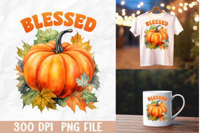 Blessed Pumpkin Autumn