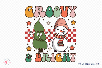 Groovy &amp; Bright PNG Christmas Sublimation