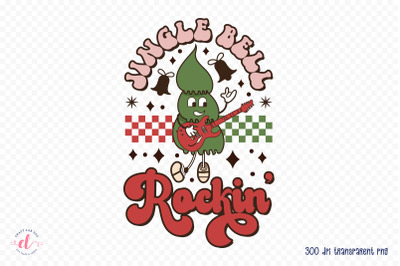 Jingle Bell Rockin, Groovy Christmas Sublimation