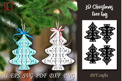 3D Christmas tree toy_4 / DIY crafts