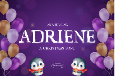 Adrienne Christmas Font