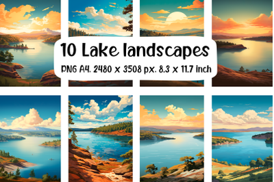 10 Lake landscapes