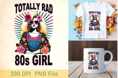 Totally Rad 80s Girl Design