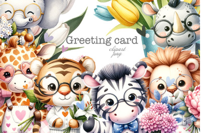 Greeting card clipart