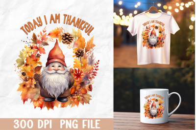 Thankful Gnome Thanksgiving