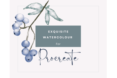 Exquisite Watercolour Brushes for Procreate X 28