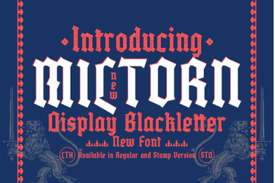 Miltorn - Display Blacklatter