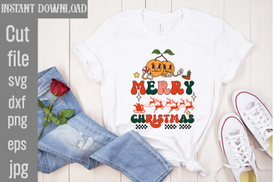 Merry Christmas PNG Sublimation&2C;Christmas Retro Designs Christmas Subl