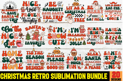 Retro Christmas Png Sublimation Bundle,20 designs,on sell design,big s