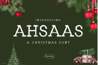 Ahsaas Christmas Font