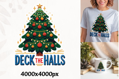 Deck the Halls with Green Tree