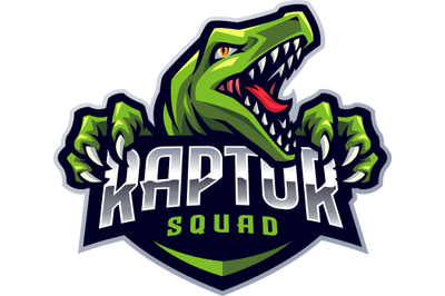 Raptor squad esport mascot logo design
