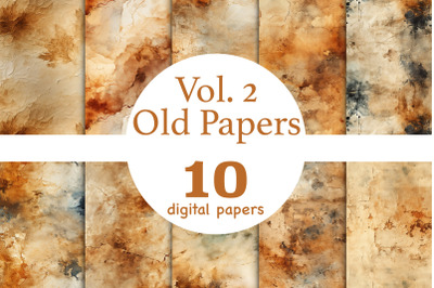 Old Paper Backgrounds | Distressed Pattern Collection