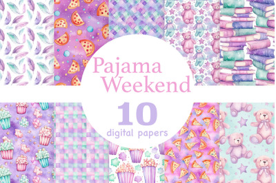 Pajama Party Seamless Paper | Weekend Pattern