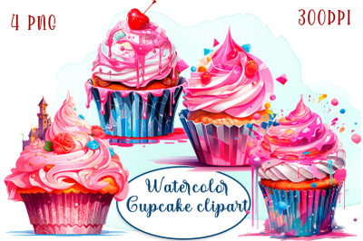 Cupcake clipart, Baking clip art, Sweets png