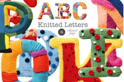Knitted alphabet