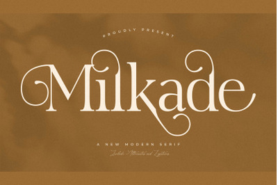 Milkade Typeface