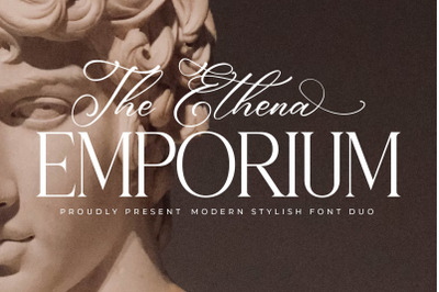 Ethena Emporium Font Duo