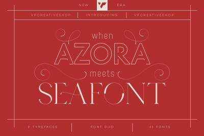 When Azora meets Seafont - font duo