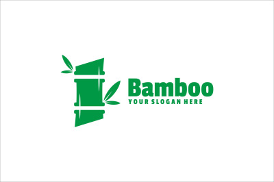 bamboo nature vector template logo design