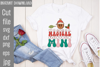 Magical Mini&2C;Retro Christmas Sublimation Bundle Christmas Bundle&2C;Holly