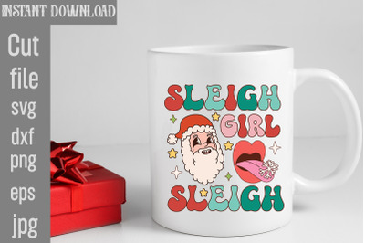 Sleigh Girl Sleigh,Retro Christmas Sublimation Bundle Christmas Bundle