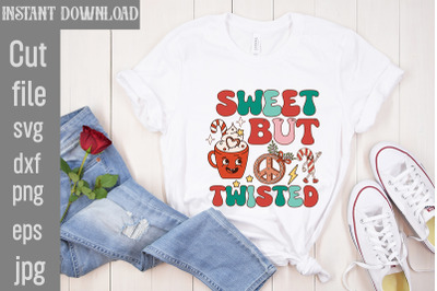 Sweet but Twisted&2C;Retro Christmas Sublimation Bundle Christmas Bundle&2C;