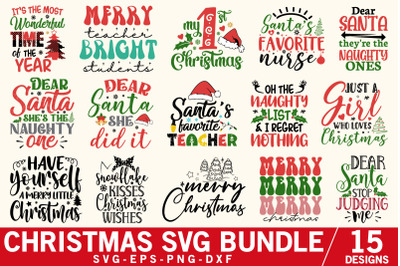 Christmas SVG Bundle, Funny Christmas Shirt, Christmas Svg Cut File