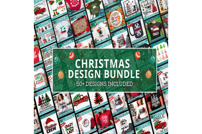 HUGE Christmas SVG Bundle, 50+ Holiday Designs, Instant download, Chri