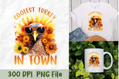 Coolest Turkey in Town Sunglasses