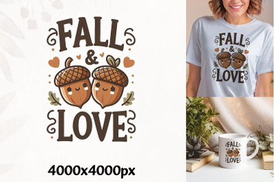 Fall Love and Leaves Art