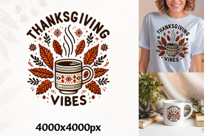 Turkey Day Warm Mug Design