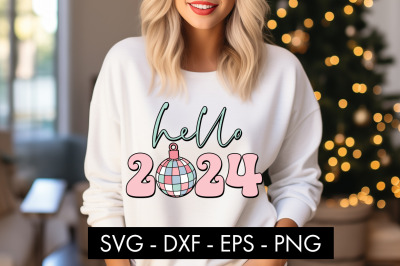 Hello 2024 SVG Cut File