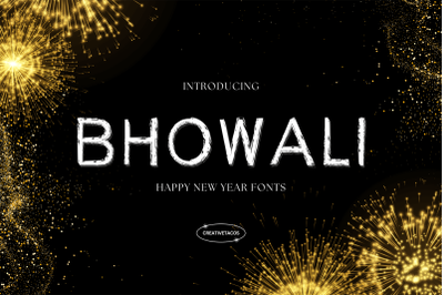 Bhowali Happy New Year Font