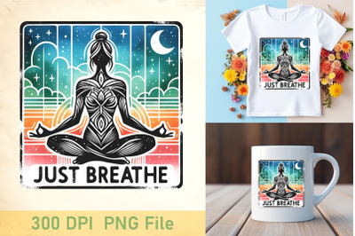 Meditate and Breathe Print