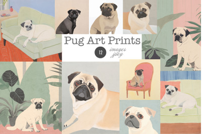 Pug Art Prints