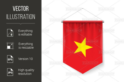 Pennant Flag of Vietnam