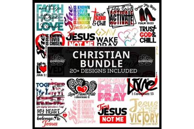 Christian svg bundle, Religious svg, Scripture svg, Bible Verse svg, B