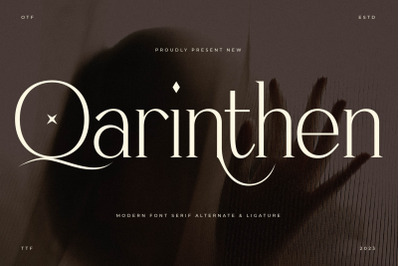 Qarinthen Typeface