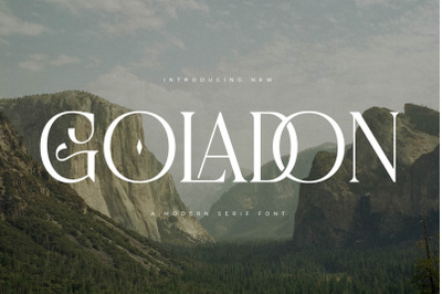 Goladon Typeface