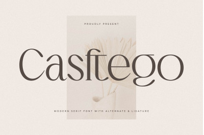 Casftego Typeface