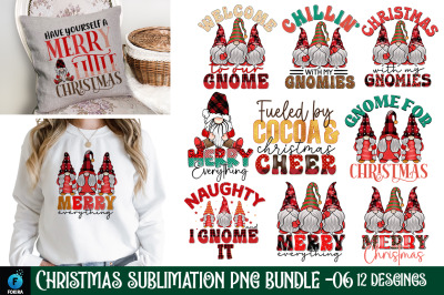 Christmas Gnomes Sublimation Bundle
