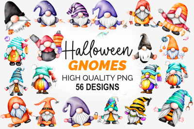 Halloween Gnome PNG Bundle