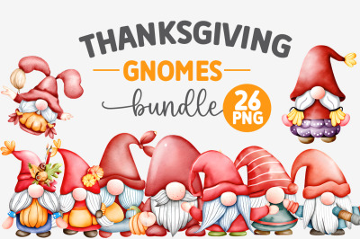 Thanksgiving Gnome Sublimation Bundle