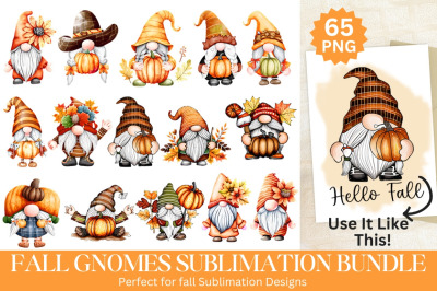 Fall Gnome Sublimation Bundle