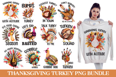 Thanksgiving Turkey Sublimation Bundle