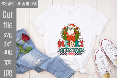 Merry Christmas&2C;Christmas Retro Designs Christmas Sublimation Png Tis