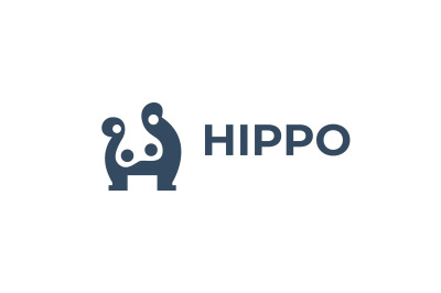 hippo vector template logo design