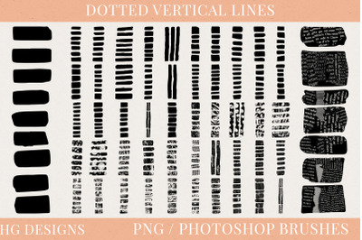 Dotted Vertical Lines Brushes And Png Files