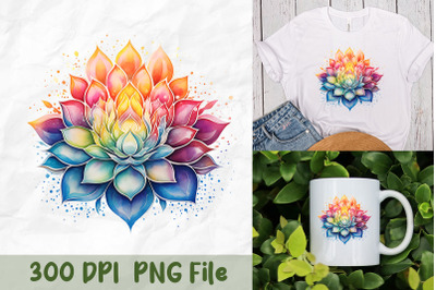 Lotus Bloom Sublimation Piece